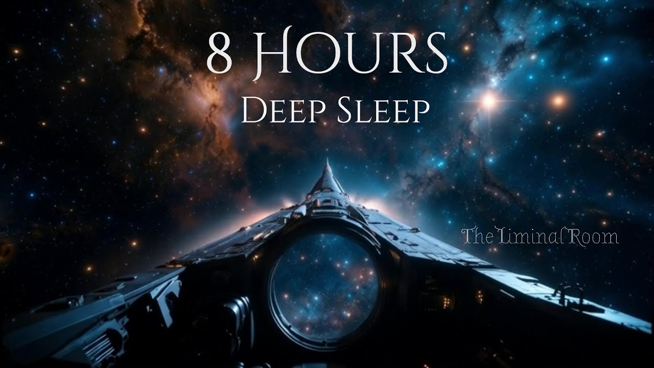 🌌 DEEP SLEEP AMBIENCE | Spaceship Window Ambience (8 HOURS) | Cosmic Nebula for Insomnia