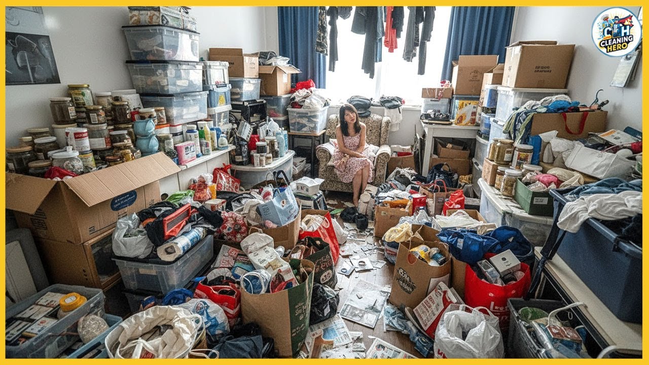 😱 Можете себе представить, как эта девушка живёт в таком беспорядке? | Мотивация к уборке