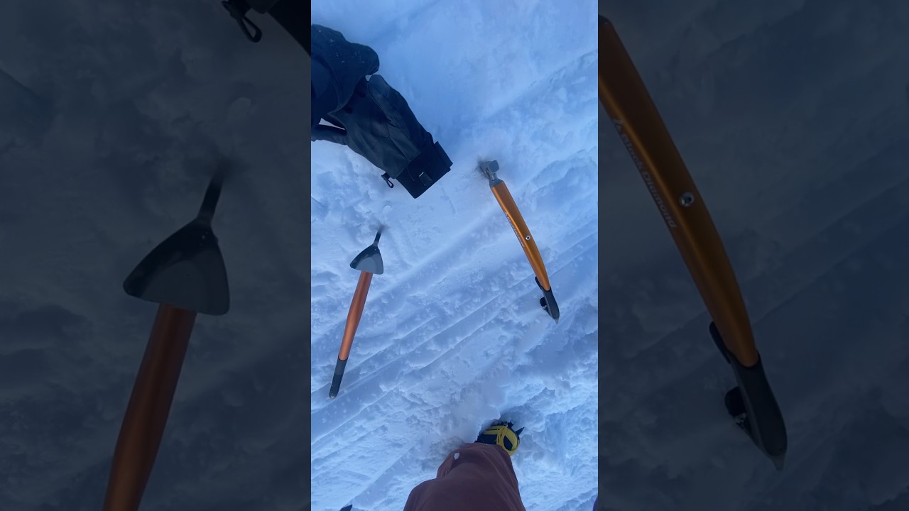Super Sketchy Downclimb on Mt. Hood&hellip;