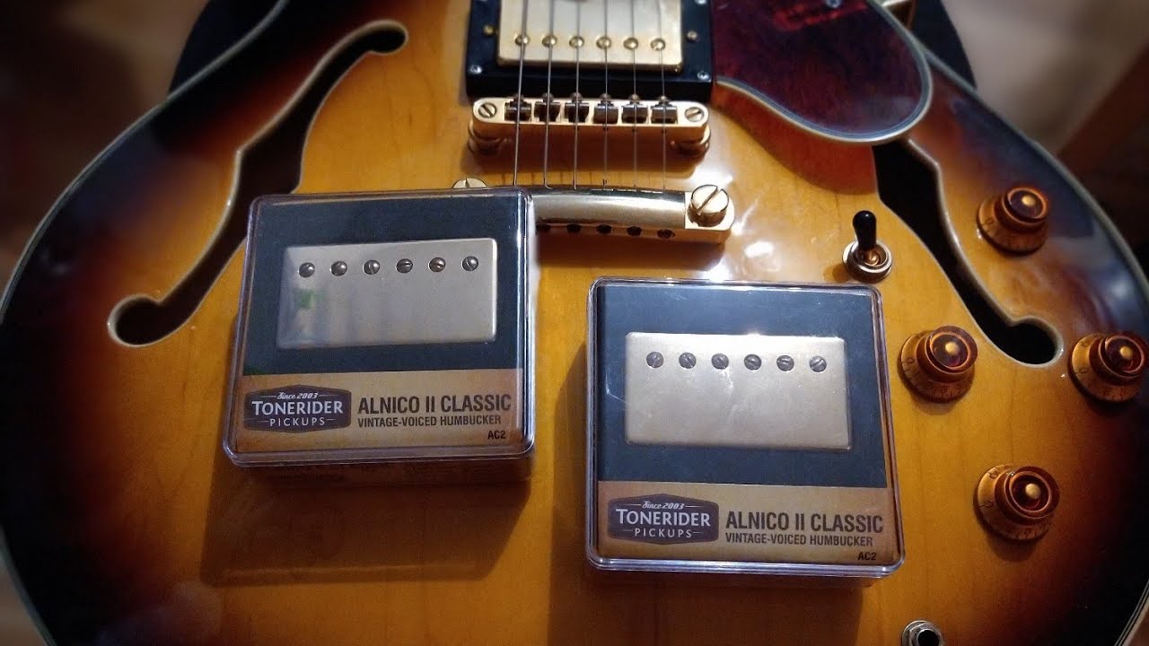 Before and after: Tonerider ACII vs Epiphone 57CH - Woman Tone Comparison - Sheraton Modding Video 3