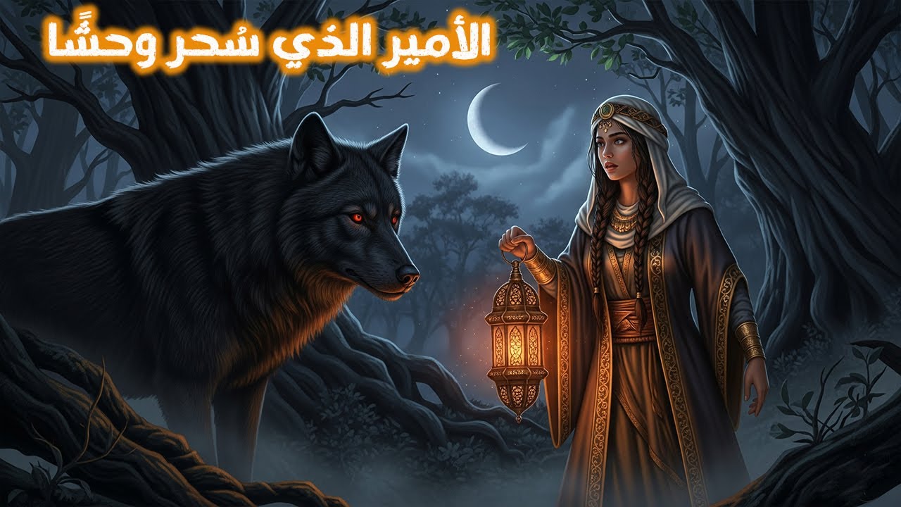 حكاية الأميرالذي سُحر ذئبًا... فعادت إليه إنسانيته بسبب حب فتاة. من القصص الممتعة والجميلة
