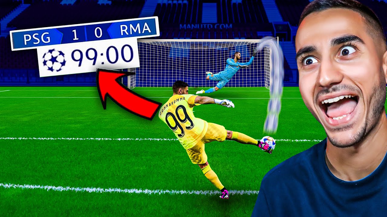 هر شماره پیراهن = تایم گلزنی😱عجیب ترین چالش PES رو انجام دادم!😍🔥