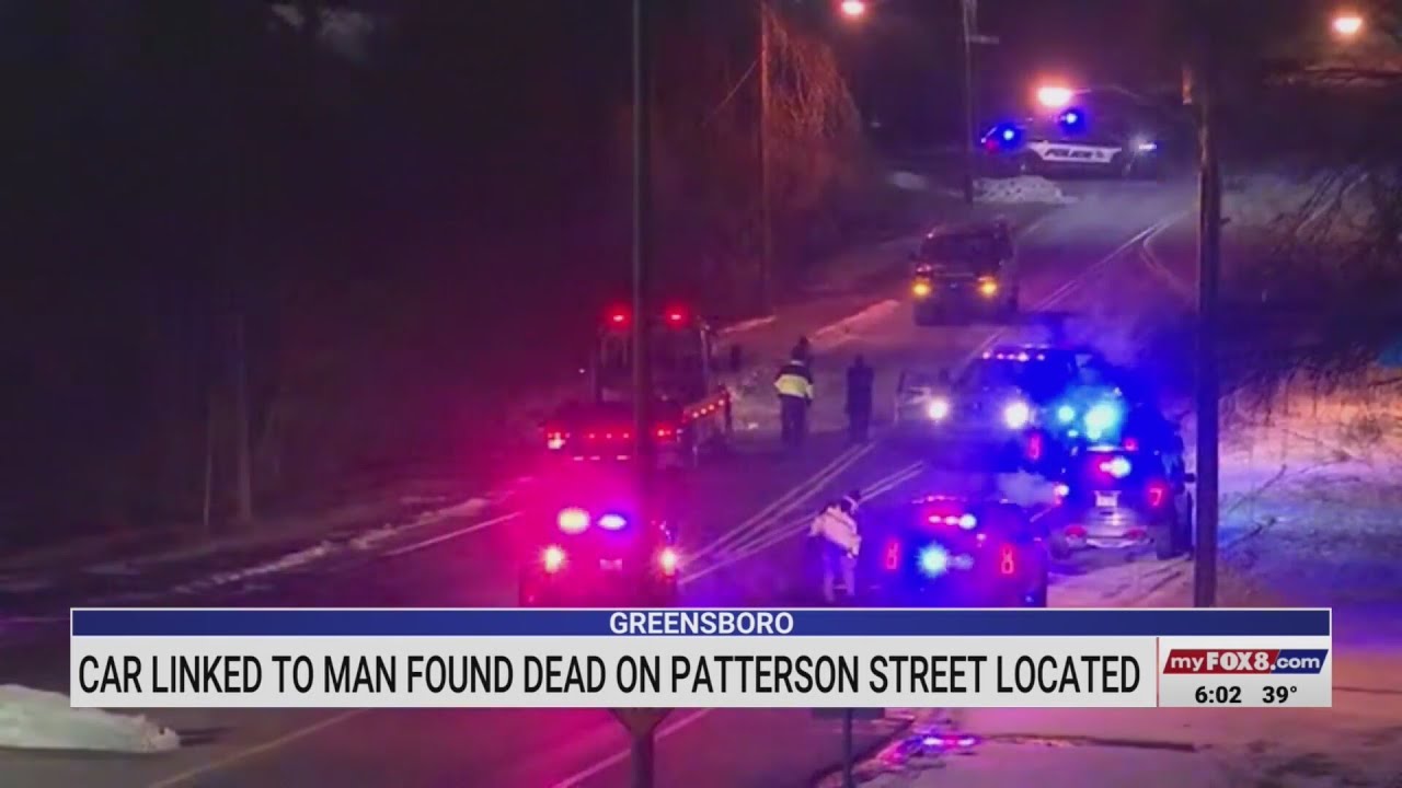 Car linked to man found dead in Greensboro located