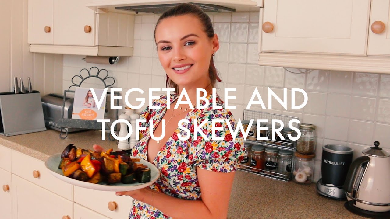 VEGETABLE & TOFU SKEWERS 1/3 End of Summer Recipes