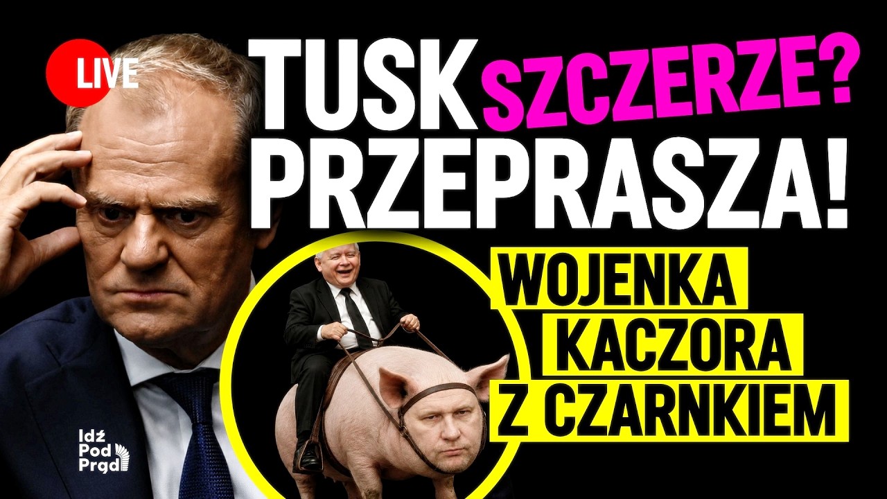 Tusk przeprasza! Szczerze? Wojenka Kaczora z Czarnkiem | IPP