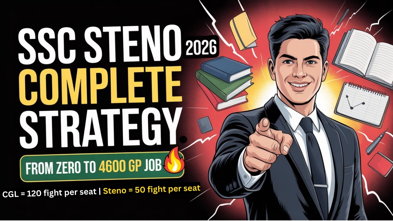 SSC Stenographer 2026 Preparation Roadmap | SSC Steno 2026 Strategy | Best SSC Steno Strategy 2026