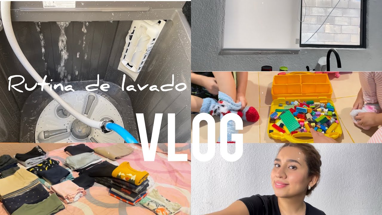 VLOG ; Rutina de Lavado ✨ (lavadora de dostinas)