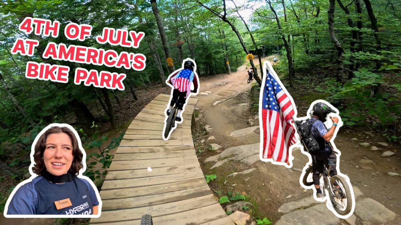 Tech Trails + 4th of July Flag Lap at Highland MTB Park | Vlog Day 5