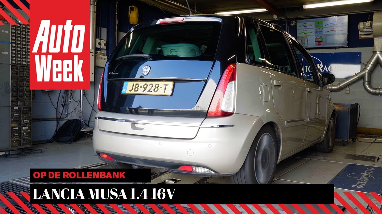 Lancia Musa 1.4 16V - Op de Rollenbank