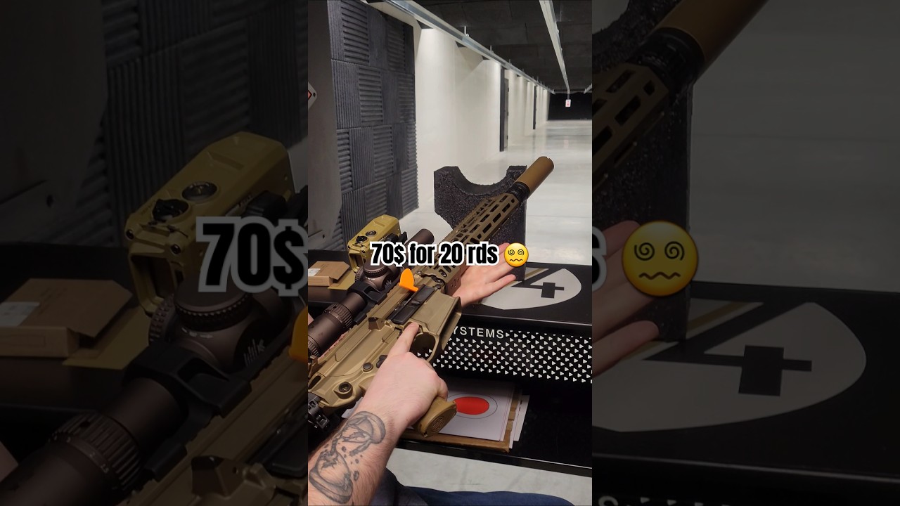 277 Sig Fury first shots (Sig MCX Spear 6.8x51mm; 3.50$ a round!)