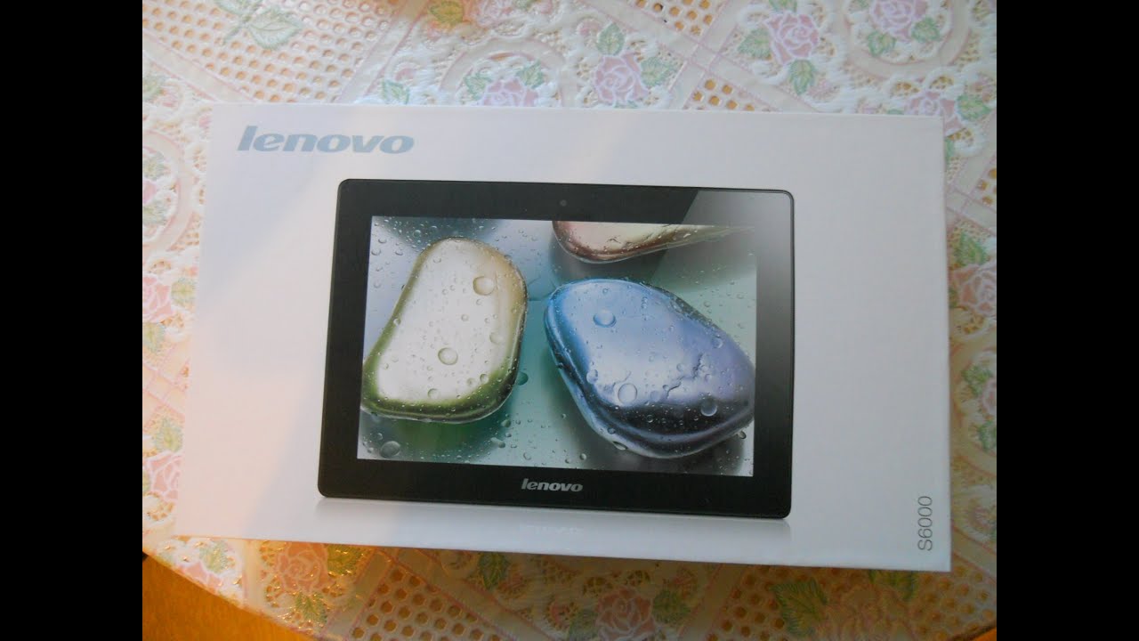 Распаковка планшета Lenovo IdeaTab s6000-H