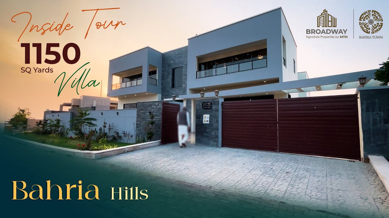 Step Inside a Stunning 1150 SQ Yards Villa in Bahria Town Karachi