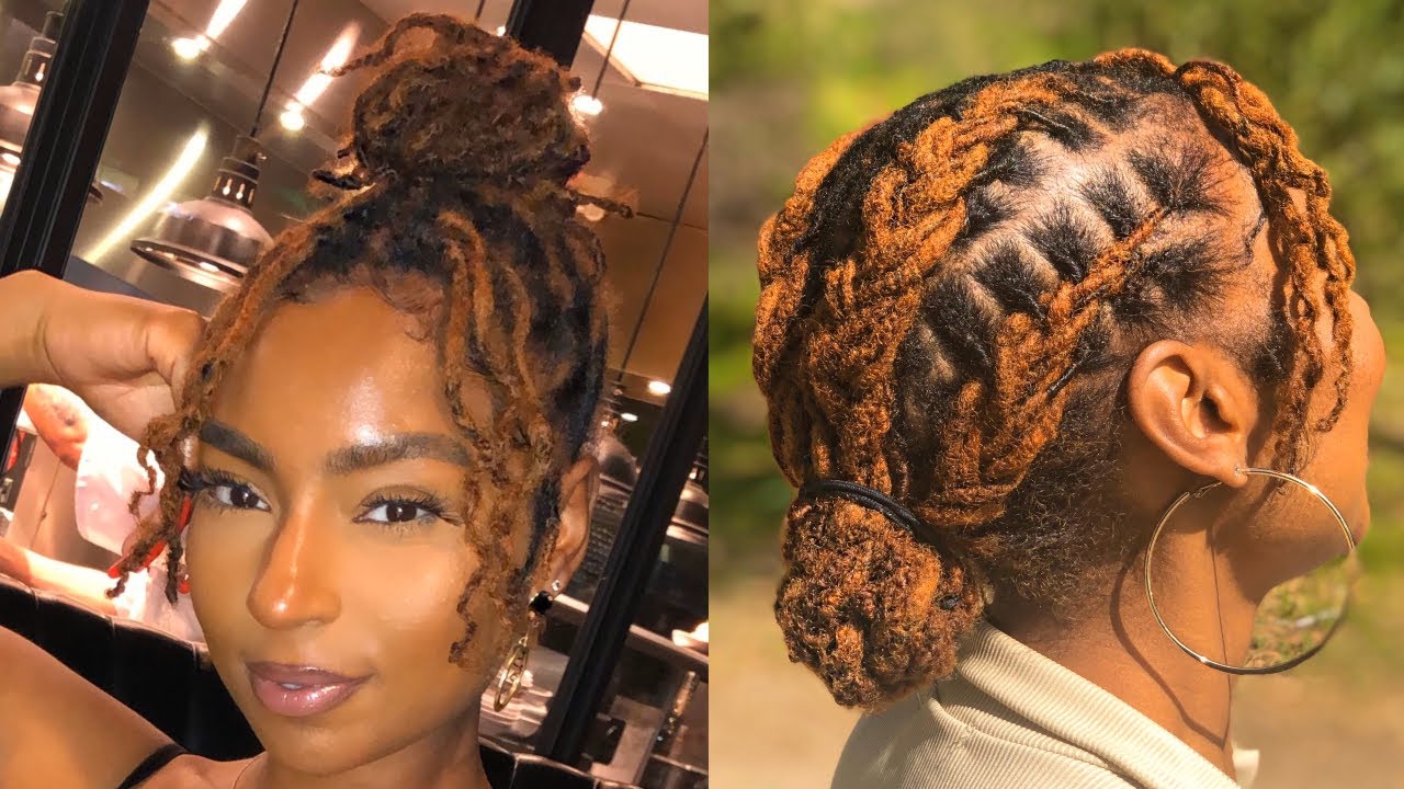 How to: Retwist Locs with Water & Oil ONLY at home| iamLindaElaine