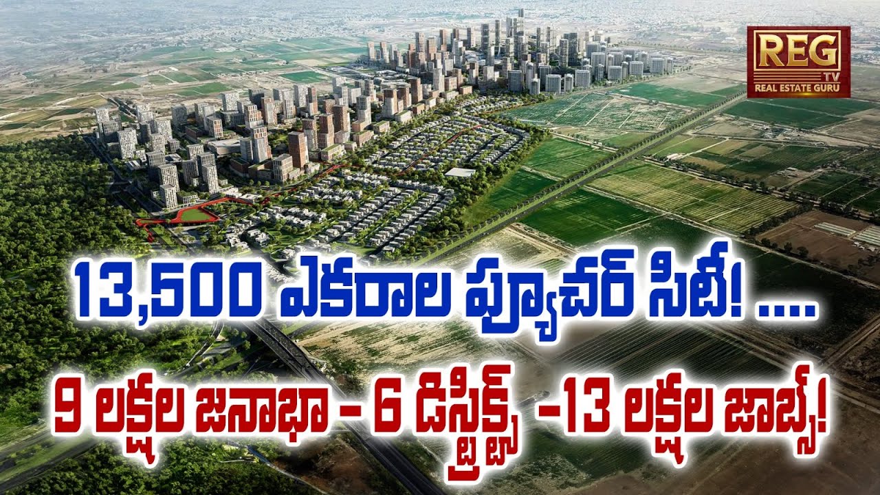 Zero Carbon Future City | Smart City, AI Hub, Data Centers | Massive Hyderabad Real Estate Boom