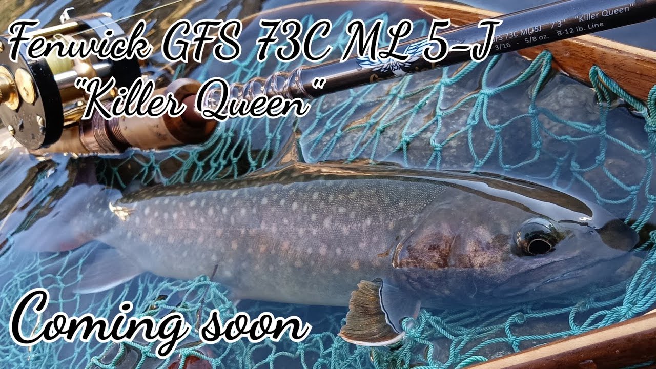 (岩魚 with Fenwick) #Fenwick #GFS73CML5J #KillerQueen #五十鈴工業 #BC421SSS #岩魚 待望のロングベイトロッドが間もなく発売！ #鬼怒川