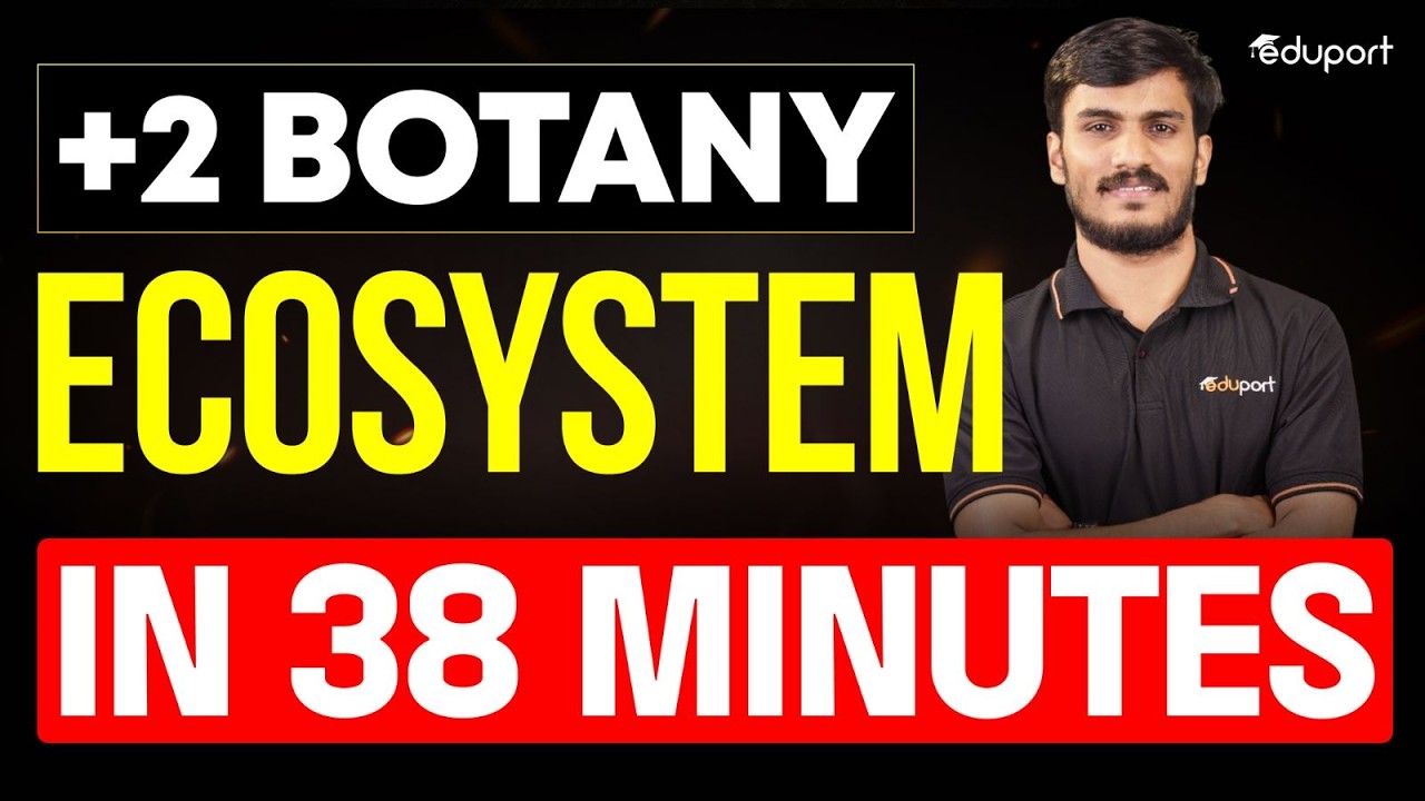 Plus Two Science Botany | Ecosystem in 38 Minutes | Chapter 14 | Eduport Plus Two