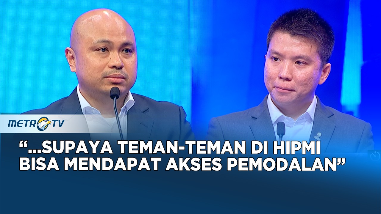 Debat Anthony Leong & Afi Kalla Soal Masa Depan HIPMI & Pengusaha 'Bankable'