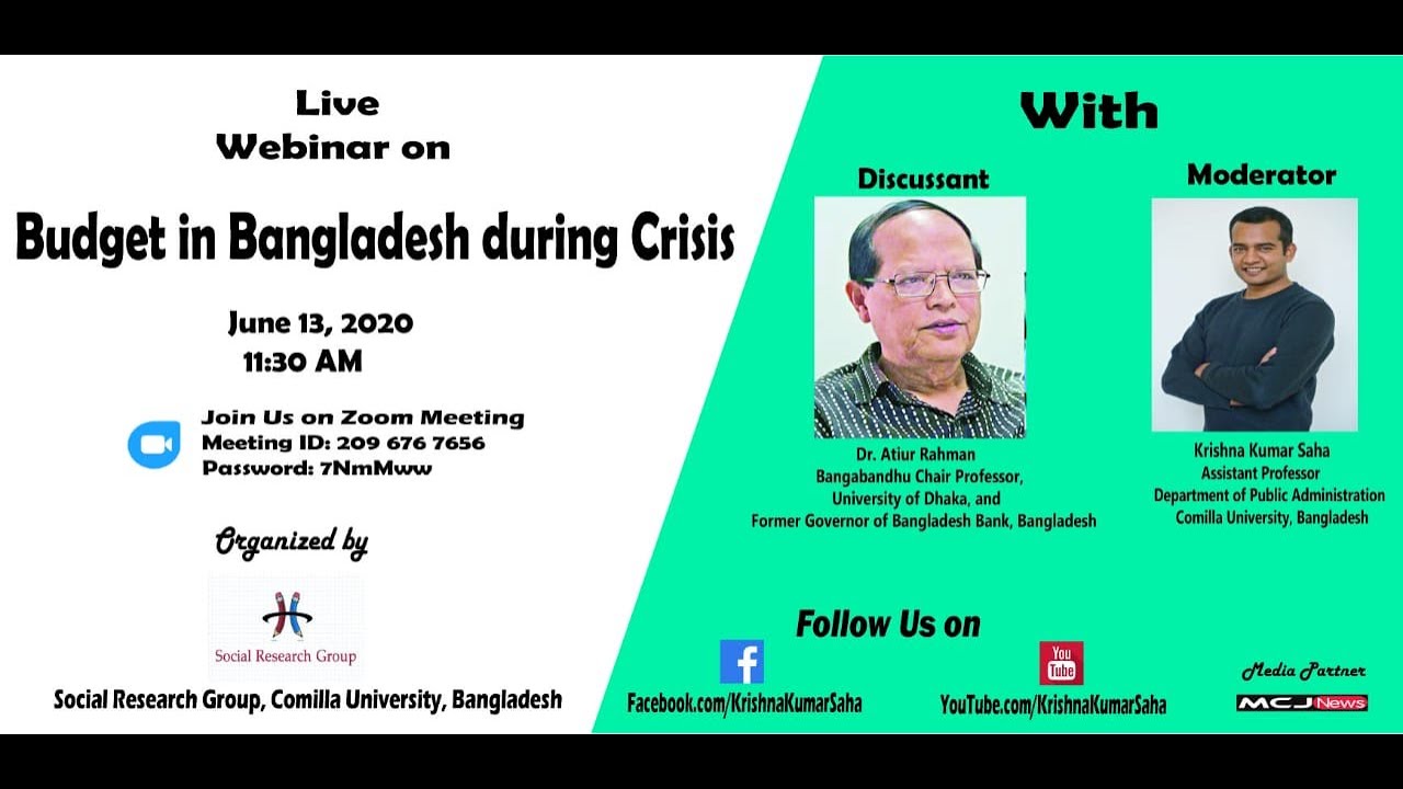 Webinar 12: Budget in Bangladesh During Crisis