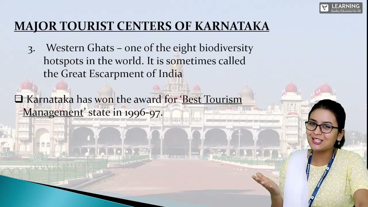 Major Tourist Centers of Karnataka | Class 9 | Geography | KSEEB | Vista's Learning | By Mainu Ma'am