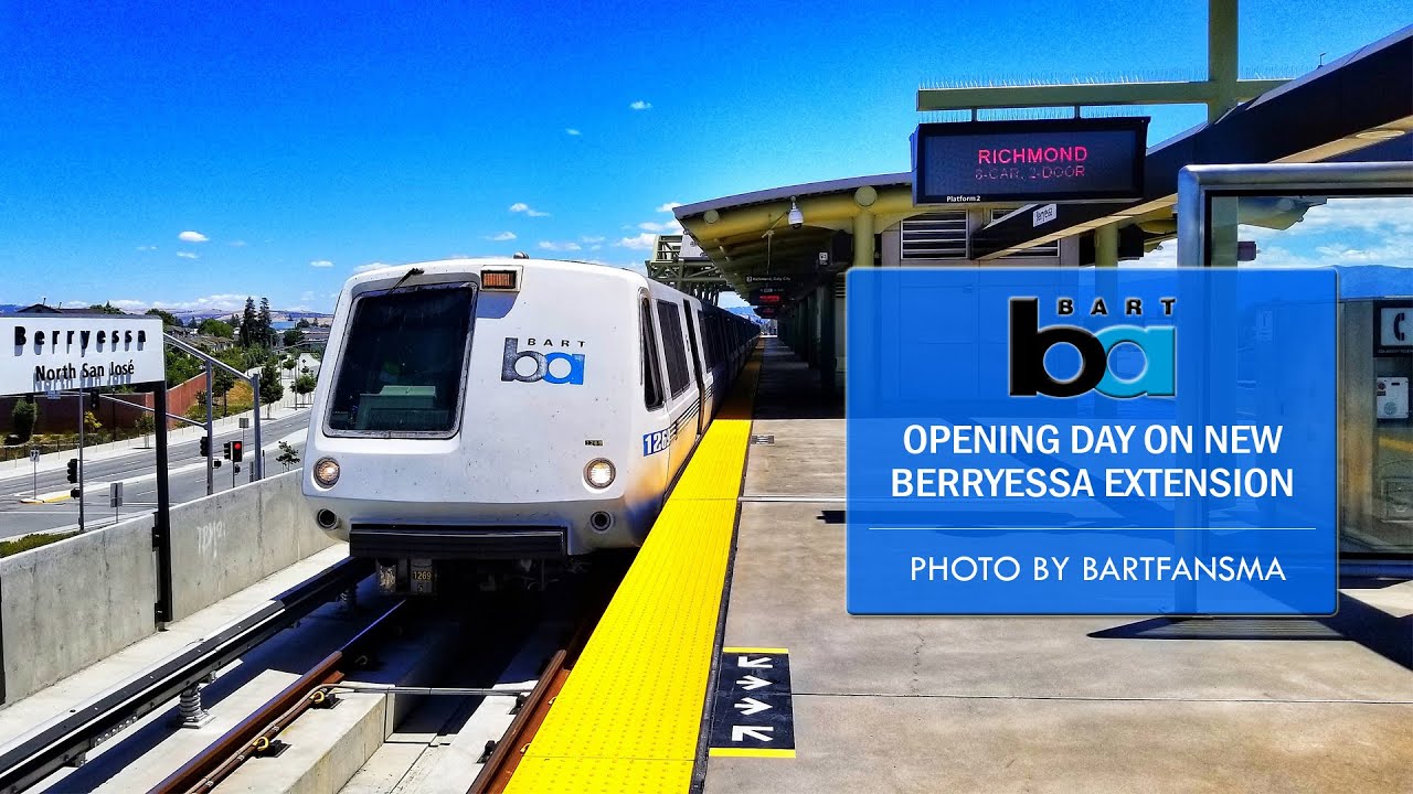 BART's Opening Day Trips On New Berryessa Extension Into San Jose