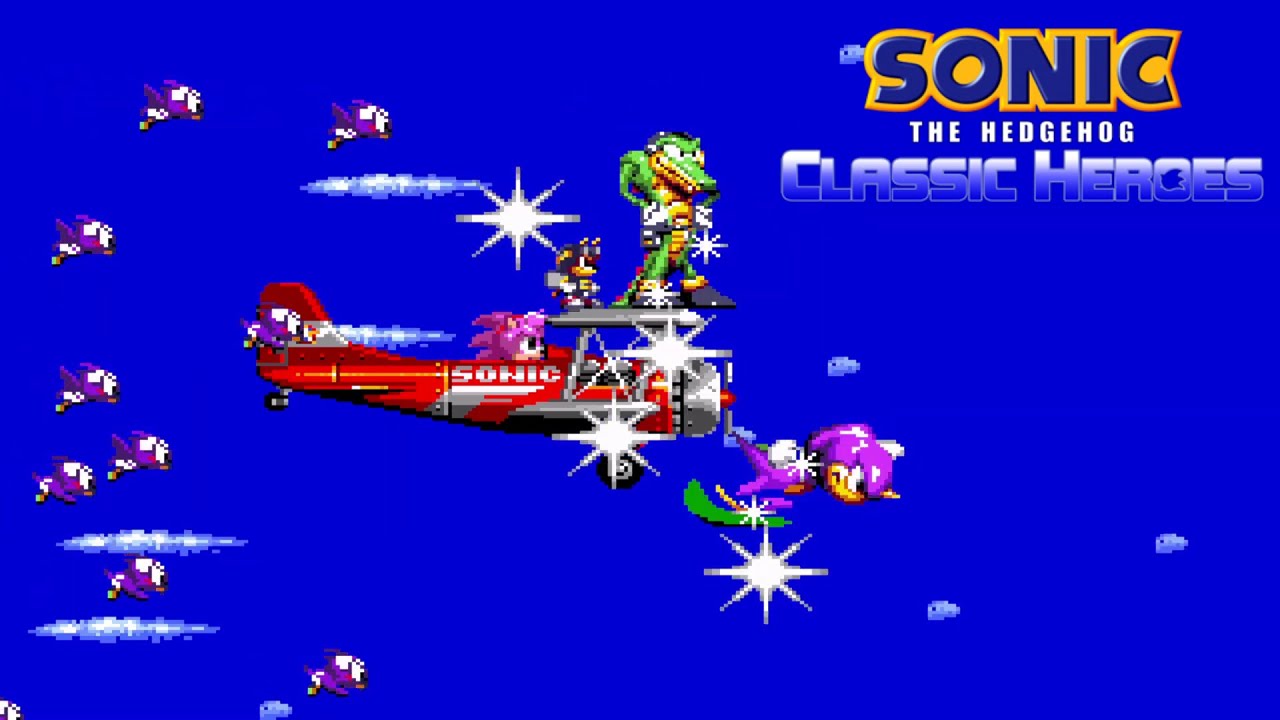 Sonic Classic Heroes - Team Chaotix Hyper Form ✪ Full Playthrough