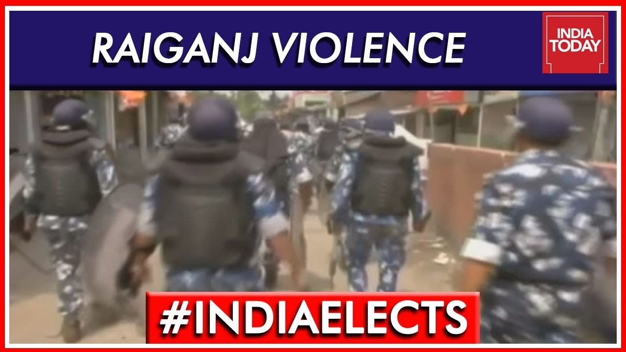 Miscreants Block Highway In Bengal's Raiganj, Violence Erupts | Lok Sabha Elections 2019