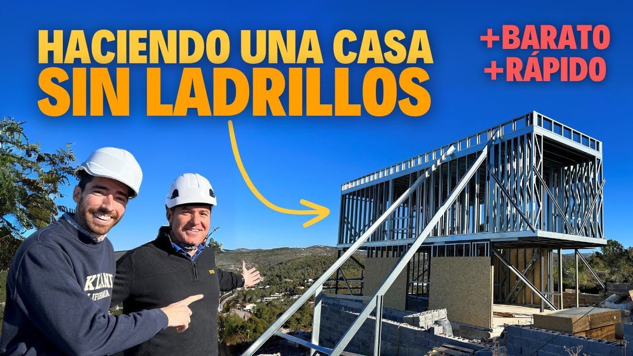 🏗️NUEVA Forma de Construir BARATO y Rápido Casas de Lujo (Steel Frame)
