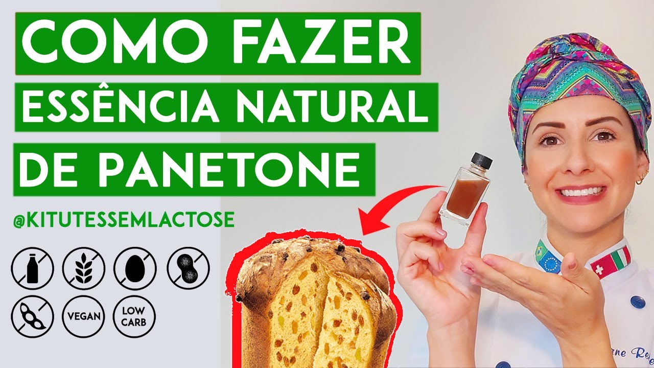 COMO FAZER ESSÊNCIA DE PANETONE NATURAL EM CASA E SEM AÇÚCAR