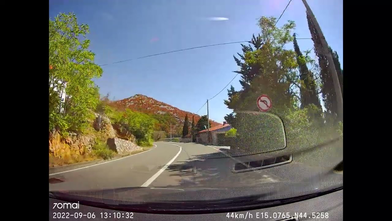 E65 Karlobag - Lukovo Šugarje - Lukovo Sugarje Croatia Chorwacja Jadranska magistrala E65
