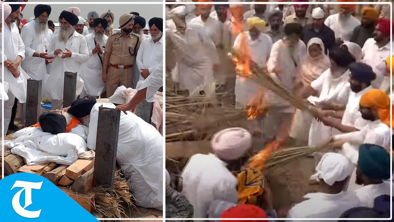 Parkash Singh Badal cremated with full state honour at ancestral village in Punjab