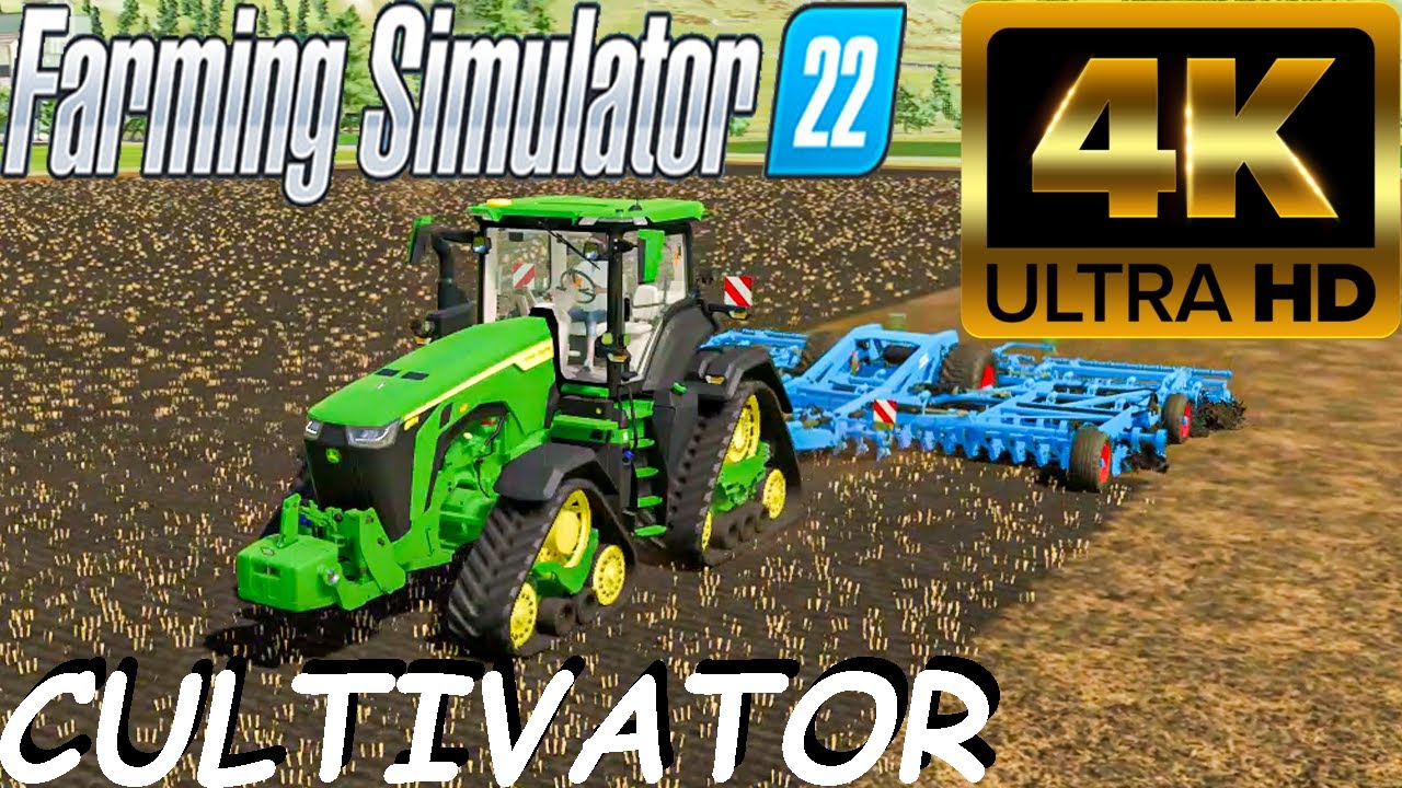 Farming Simulator 22 | 4K Video | Cultivating with John Deere 8RX 310 | Erlengrat Map | Episode 7