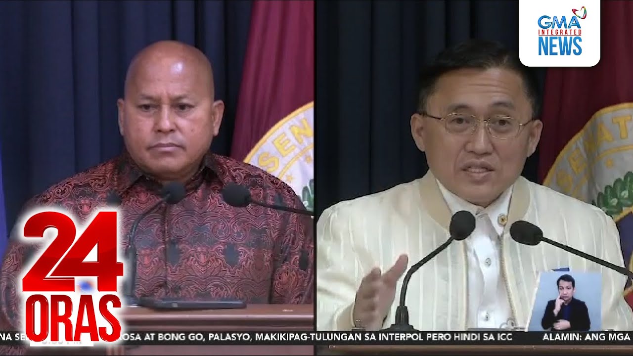 Sen. Go, mariing itinanggi ang alegasyon ng ICC prosecutors na kasabwat siya sa drug war | 24 Oras