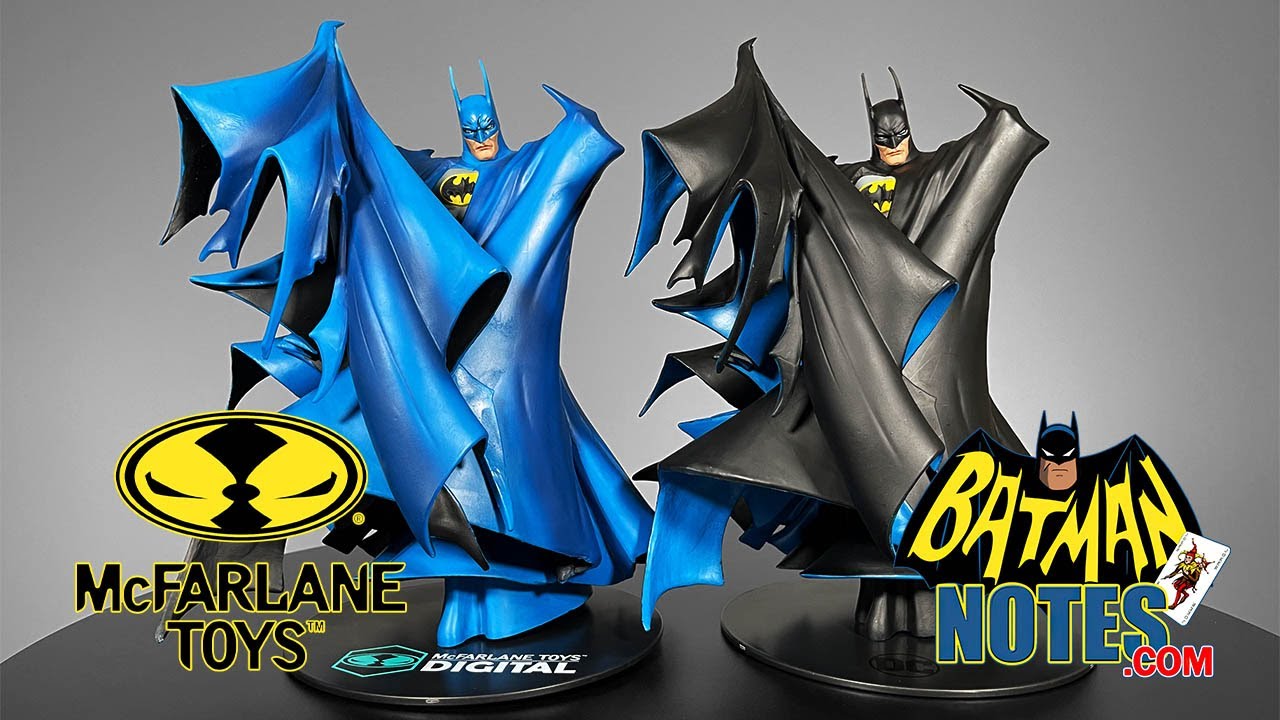 Batman Statues by Todd McFarlane Review (McFarlane Toys Blue & Black)