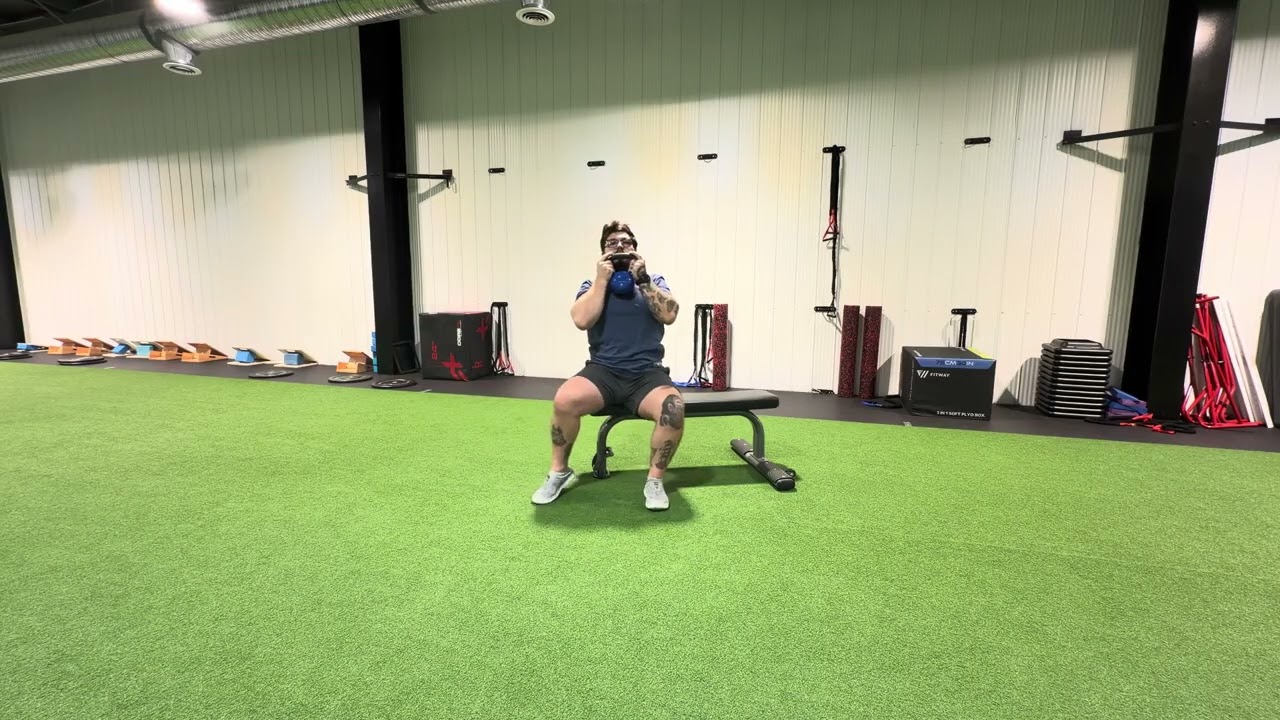 ZKML 2-arm (bilateral) kettlebell overhead press 