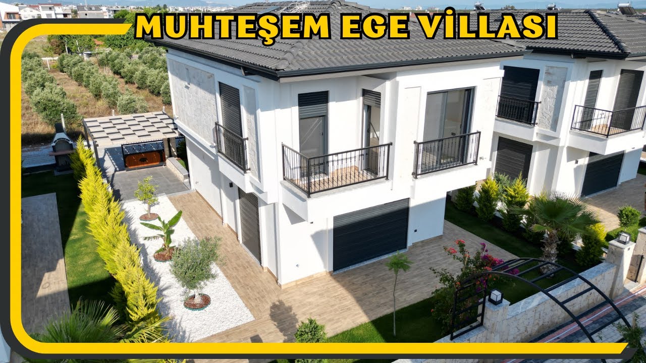 Didim’de Alaçatı Havasında Mükemmel Villa Turu Havuzlu Site İçinde E-423