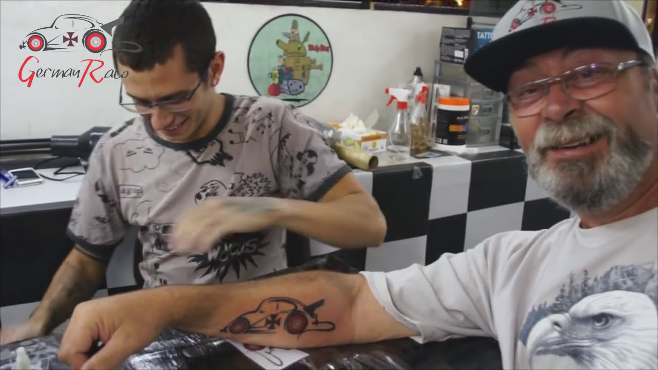 TATOO - GERMAN RATO IMORTALIZADO AT&Eacute; QUANDO O TIOZ&Atilde;O DO FUSCA VIVER