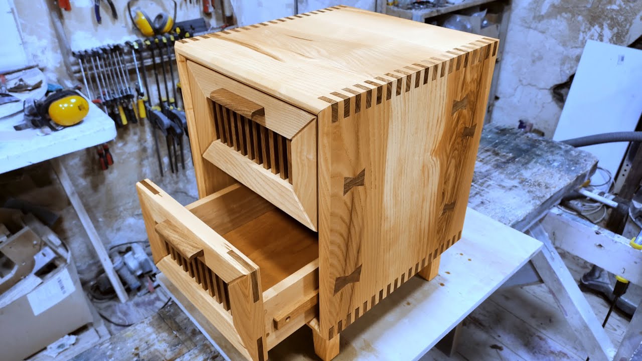 I build this with cheap tools! (making a nightstand/drawer cabinet)