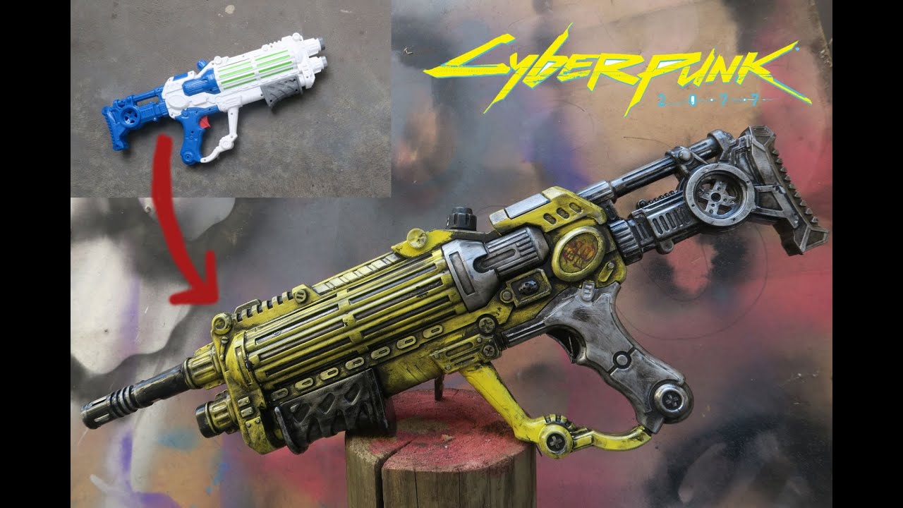 How to Turn a Cheap Toy into a CyberPunk 2077 Gun