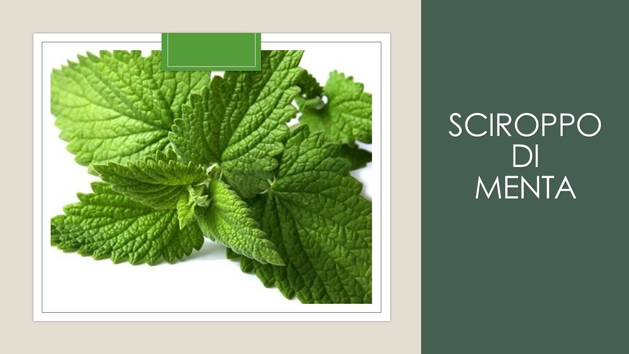 Sciroppo alla Menta