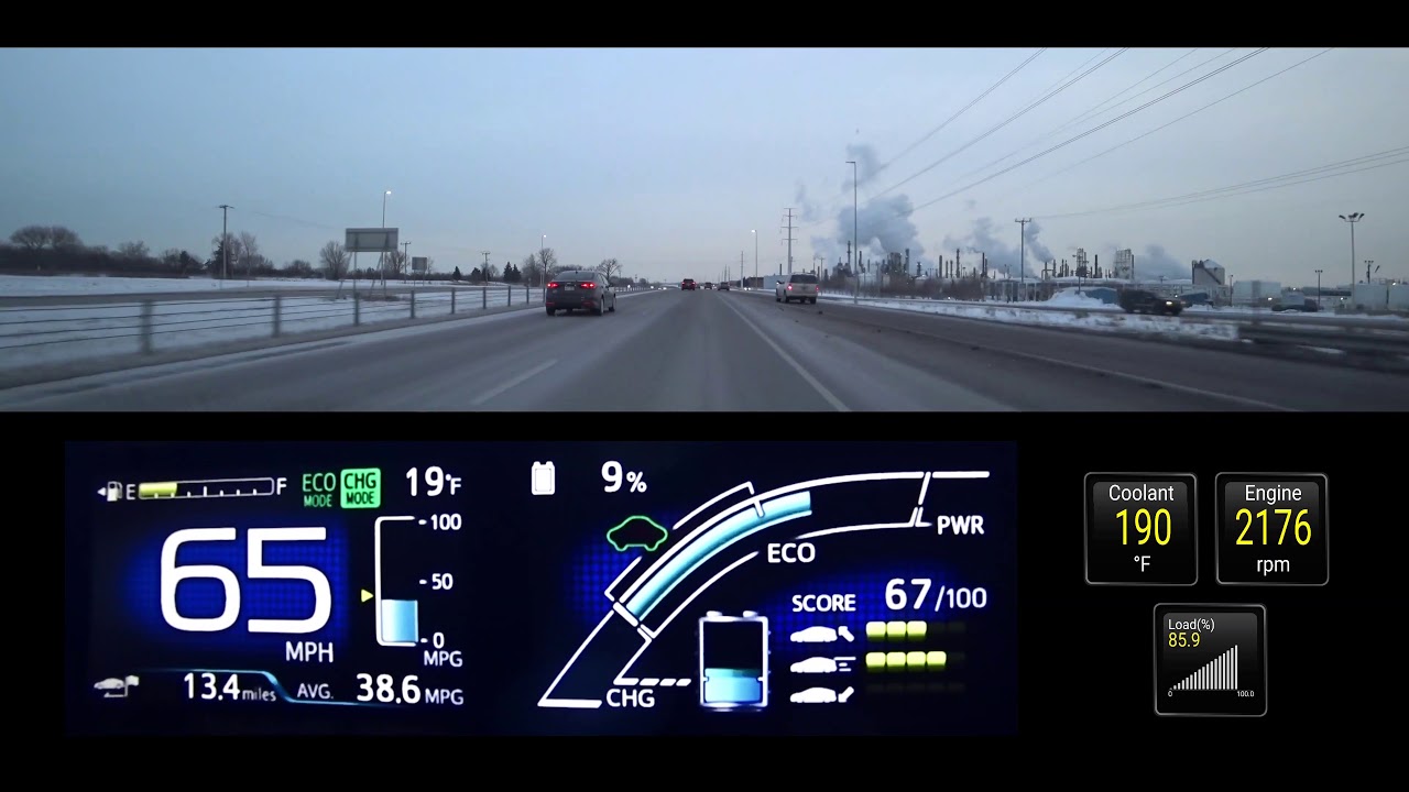 Prius Prime - Charge-Mode in Winter