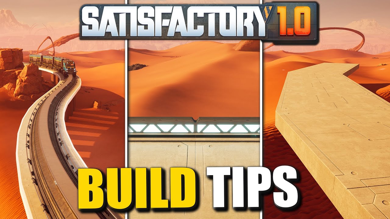 Простые изгибы, слияние и основные советы по построению для Satisfactory 1 0