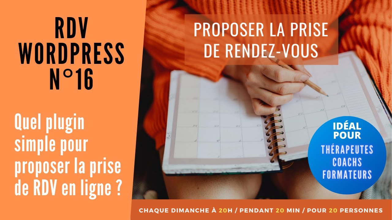 ADIEU Doctolib ! Plugin SIMPLE et GRATUIT pour la prise de RDV en ligne [RDV #WORDPRESS 016]