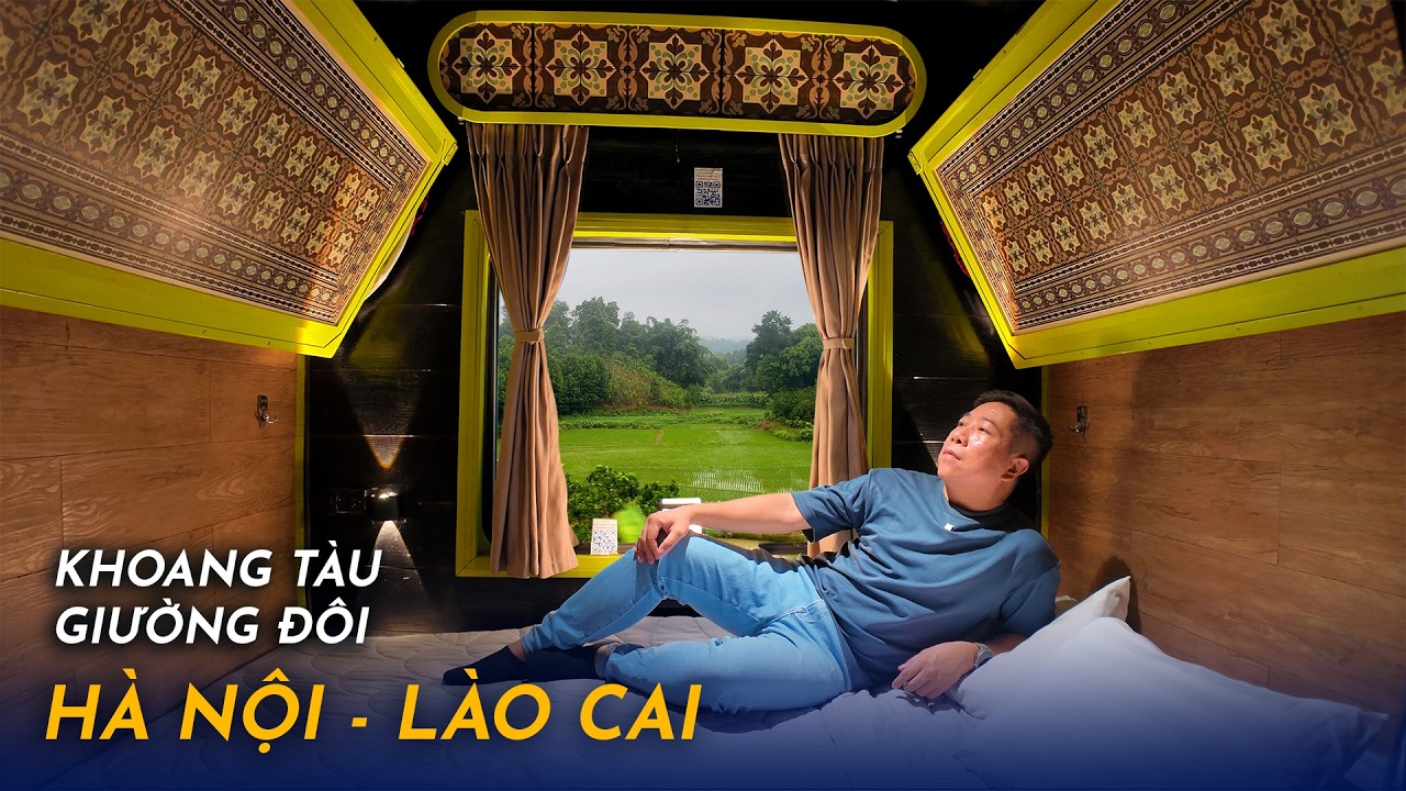 YDL #301: Trải nghiệm khoang tàu có giường lớn từ Hà Nội đi Lào Cai - Tàu SP7 | Yêu Máy Bay