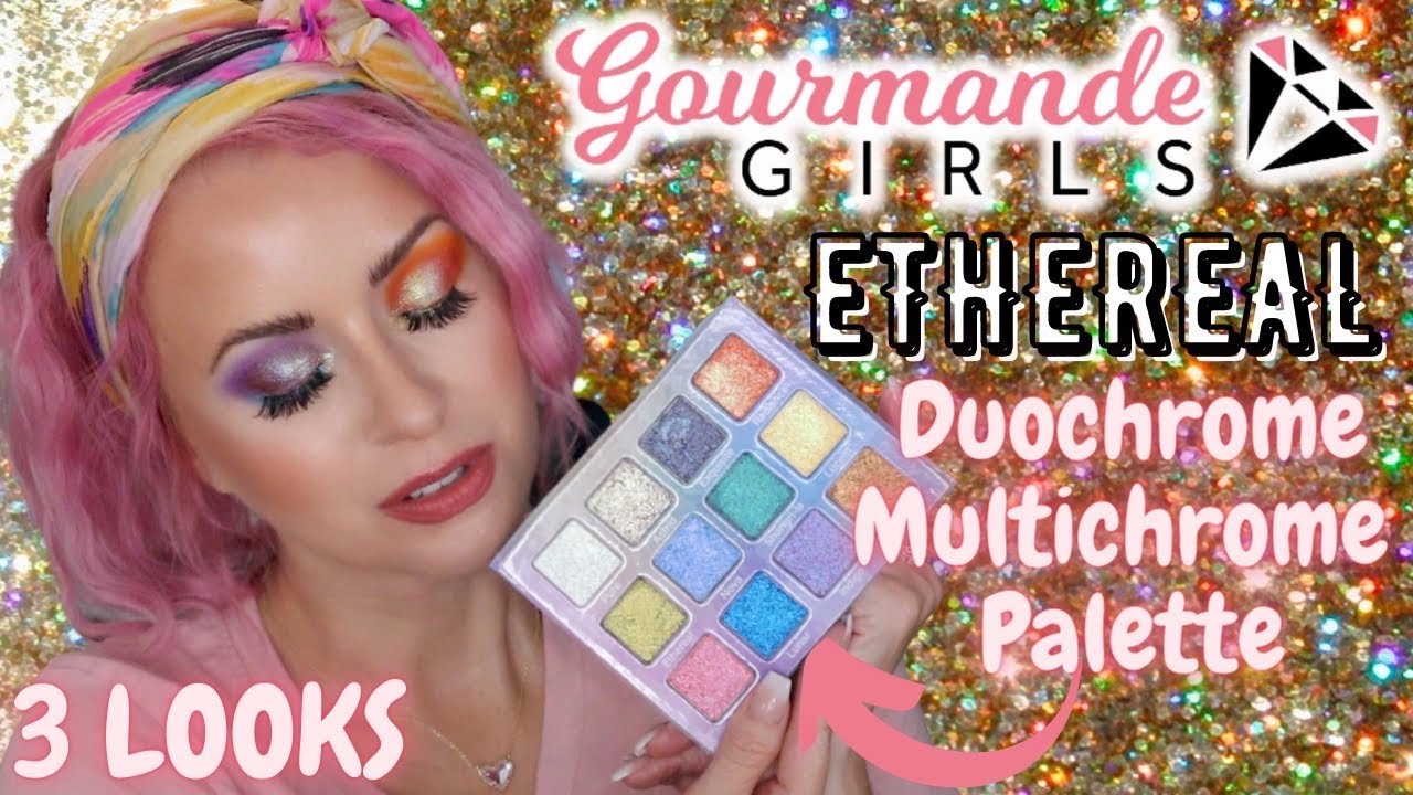 NEW Gourmande Girls ETHEREAL Multi and Duochrome Palette | 3 LOOKS | Steff's Beauty Stash