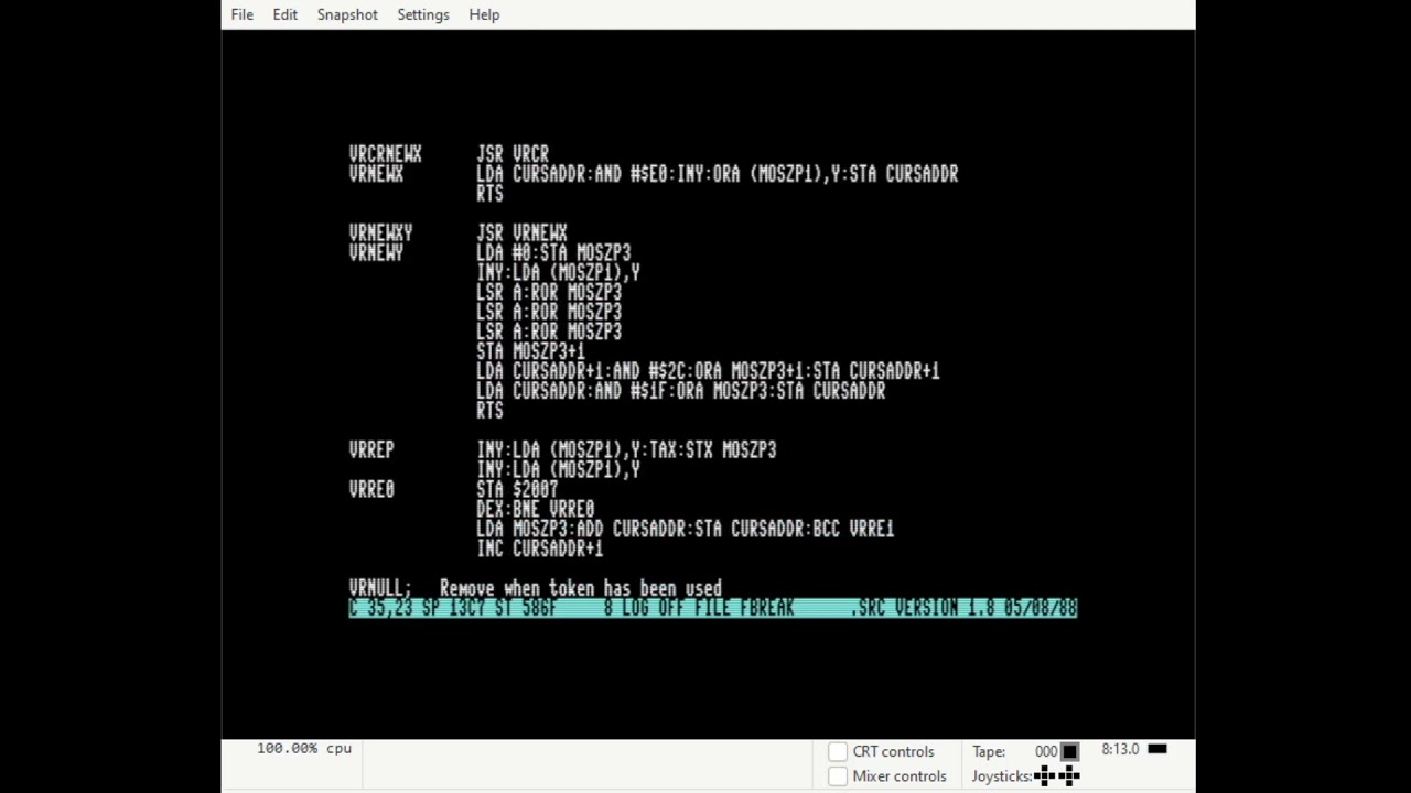 TEASER:- Developing NES games on a Commodore 128 in 1988 ( Magic Johnson's Fast Break )