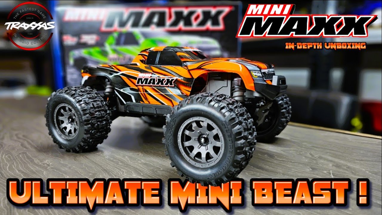 WOW  IMPRESSIVE  NEW TRAXXAS MINI MAXX  UNBOXING REVIEW