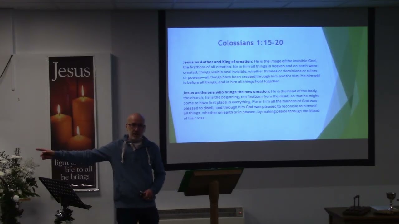 RMCC Sunday 4th January 2026 - Colossians 1v15-29 - 2v1-7