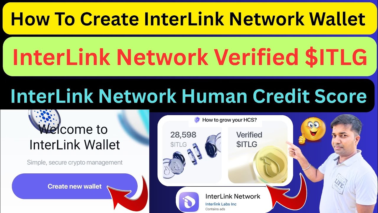 InterLink Network Verified $ITLG|| How To Create Interlink Network Wallet|| InterLink Network HCS