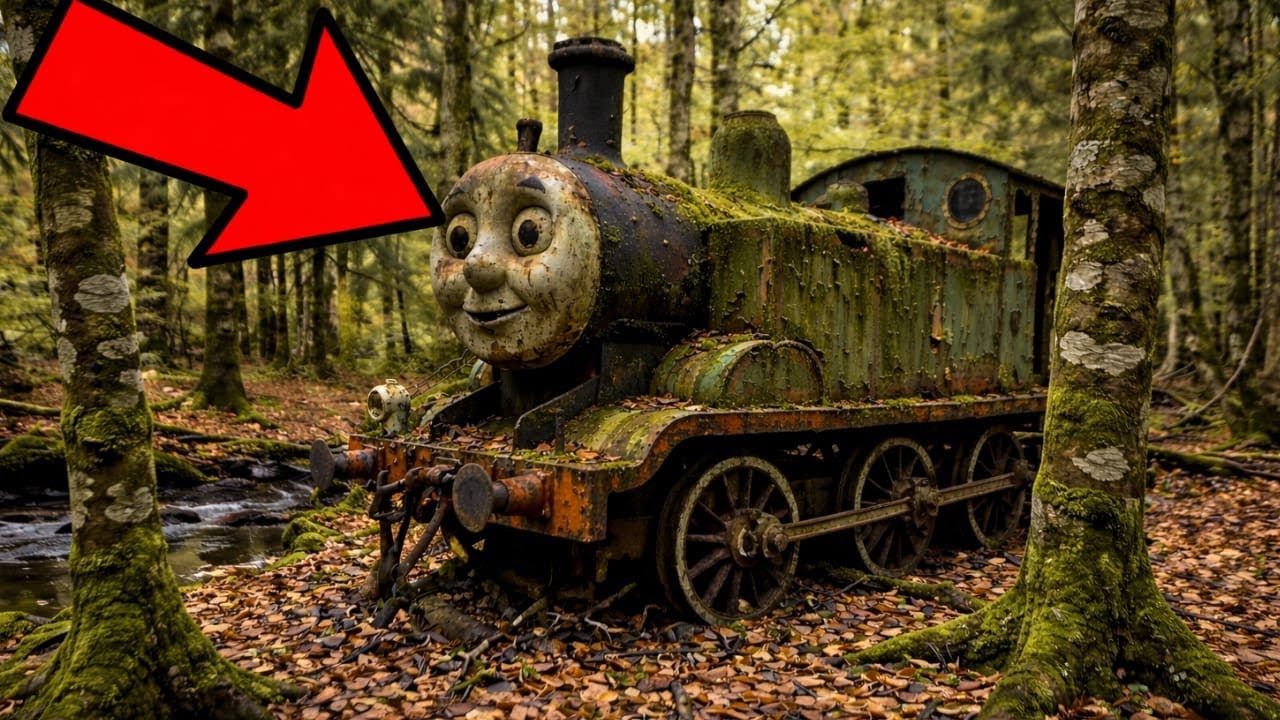 Restoring Process ASMR A Forgotten Thomas the Tank Engine Found Deep in the Jungle .