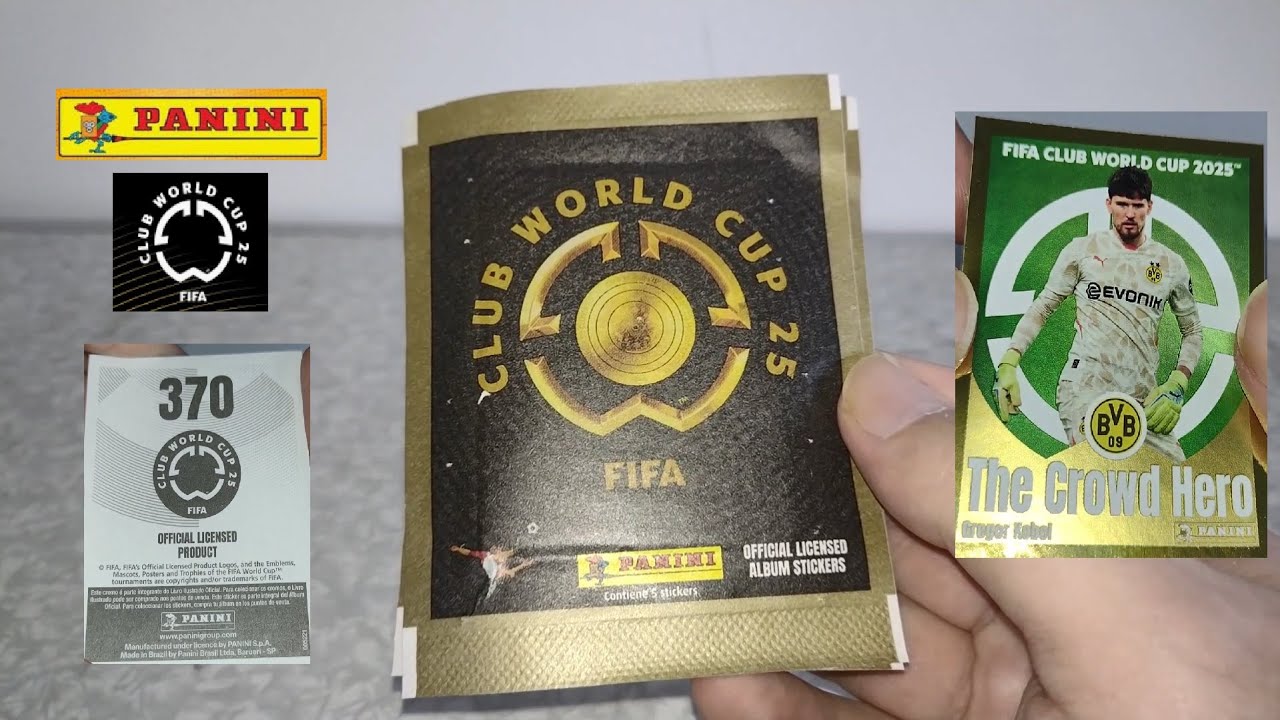 CHEGOU AS FIGURINHAS DA COPA DO MUNDO DE CLUBES FIFA 2025 !!! PANINI